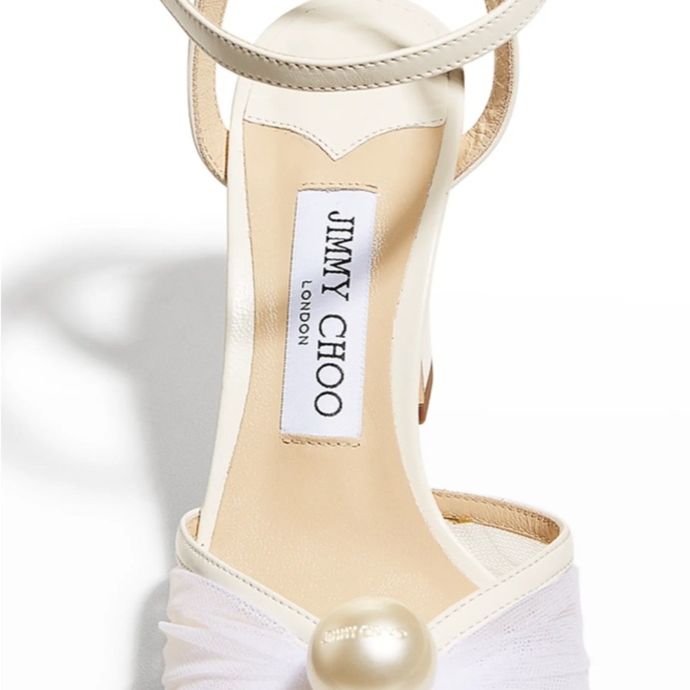 Jimmy Choo

Sacaria 85MM Tulle Sandals/ heels